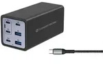 Conceptronic 6-Port 200W GaN USB-PD 3.1-Ladeger&auml;t mit USB-C-Ladekabel, USB-C x 4,