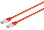 Patchkabel S/FTP Cat.6 halogenfrei rot 1,0m