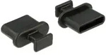 DeLOCK 64013 Steckdosensicherung USB Typ-C Schwarz 10 St&uuml;ck(e)