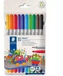 STAEDTLER Noris Club Fasermaler mit Doppelspitze 10er Pack retail