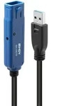 Lindy 43362 USB Kabel USB 3.2 Gen 1 (3.1 Gen 1) 30 m USB A 5 Gbit/s Schwarz, Blau