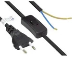 Alcasa P0386-S015 Stromkabel Schwarz 1,5 m Netzstecker Typ C