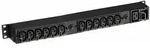 Eaton EFLX12I Stromverteilereinheit (PDU) 13 AC-Ausg&auml;nge 1U Schwarz
