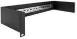 DeLOCK 19&prime;&prime; Hutschienenpanel 2 HE schwarz