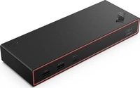 Lenovo 40BC0100EU, Lenovo ThinkPad USB4 Smart Dock 5500 Kabelgebunden Schwarz