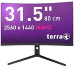 TERRA LCD/LED 3285W HA black CURVED USB-C/HDMI/DP
