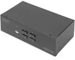 Digitus KVM-Switch, 4-Port, Dual-Display, 4K, HDMI&reg;