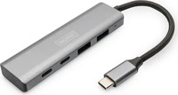 Digitus DA-70245, Digitus USB-C Hub, 4-Port , 2x USB A + 2x USB-C