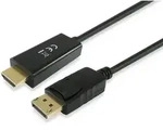 equip Display Port 1.2 -> HDMI Kabel 4K/30Hz St/St 3.0m