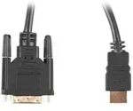 Lanberg CA-HDDV-20CU-0030-BK Videokabel-Adapter 3 m HDMI Typ A (Standard) DVI-D