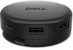 DELL DA326 Kabelgebunden USB 3.2 Gen 1 (3.1 Gen 1) Type-C Schwarz