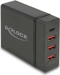 Delock 63974, DELOCK USB Ladeger&auml;t USB Type-C PD + 3 x USB Typ-A 60W + 12W