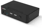 Lindy 39312 Tastatur/Video/Maus (KVM)-Switch Schwarz