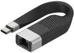 Techly ICOC USBC-RJ45 Netzwerkkabel Schwarz 0,144 m