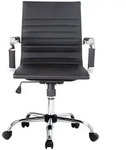 Equip B&uuml;rostuhl, Geriffelte Polsterung, Mittlere R&uuml;ckenlehne