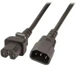 EFB Elektronik EK585.1V2 Stromkabel Schwarz 1 m IEC C14 IEC C15
