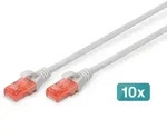 Digitus CAT 6 U/UTP Patchkabel - LSZH, 10 St&uuml;ck