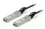 LevelOne DAC-0101 InfiniBand/Glasfaserkabel 1 m SFP+ Schwarz, Edelstahl
