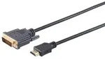 DVI-D Adapterkabel, HDMI-A Stecker, bidirekt, 10m