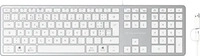 Conceptronic KAYNE02WPT, CONCEPTRONIC USB Tastatur slim USB-A/USB-C Layout PT ws