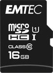 EMTEC ECMSDM16GHC10GP, Emtec microSD Class10 Gold+ 16GB MicroSDHC Klasse 10