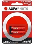 AgfaPhoto NiMh Micro 1000 mAh Wiederaufladbarer Akku AAA Nickel-Metallhydrid...