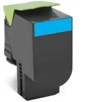 Lexmark 80C2HCE Tonerkartusche 1 St&uuml;ck(e) Original Cyan