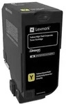 Lexmark 74C2HYE Tonerkartusche 1 St&uuml;ck(e) Original Gelb