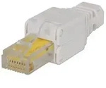 Intellinet Werkzeugloser RJ45-Stecker, RJ45-Modularstecker, kein Crimpwerkzeug