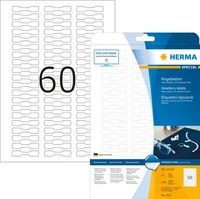 HERMA 5116, HERMA Ringetiketten A4 49x10 mm wei&szlig; Papier matt blickdicht 1500 St.