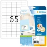 HERMA Etiketten Premium A4 38.1x21.2 mm wei&szlig; Papier matt 650 St.
