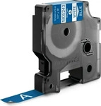 Dymo 1805243, DYMO Rhino-Industrie-Vinyletiketten | 12 mm x 5,5 m | wei&szlig; auf blau 