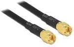 DeLOCK 88893 Koaxialkabel LMR195 10 m SMA Schwarz