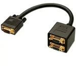 Lindy 41214 VGA-Kabel 0,18 m VGA (D-Sub) Schwarz