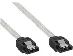 InLine SATA 6Gb/s Kabel rund, mit Lasche, 0,5m