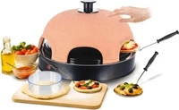 Emerio PO-115984, Emerio PO-115984 Pizzamacher/Ofen 6 Pizza/Pizzen 1200 W Schwarz,
