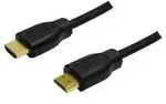 LogiLink 3m HDMI HDMI-Kabel HDMI Typ A (Standard) Schwarz