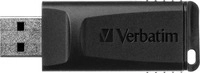 Verbatim 49328, Verbatim Slider - USB-Stick 128GB - Schwarz