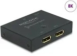 DELOCK Umschalter DisplayPort 2-1 bidirektional 8K 30Hz