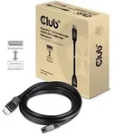 CLUB3D DisplayPort 1.4 Extension Cable 8K60Hz DSC 1.2 HBR3 HDR Bidirectional M/F