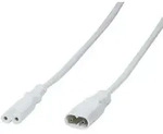 LogiLink 2m, IEC 60320-C8/IEC 60320-C7 Wei&szlig; C7-Koppler C8-Koppler