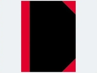 Herlitz 100302815, Herlitz Bantex 100302815 Notizbuch A4 96 Bl&auml;tter Schwarz, Rot