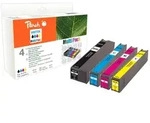 Peach PI300-750 Druckerpatrone 4 St&uuml;ck(e) Kompatibel Hohe (XL-) Ausbeute Schwarz,