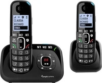 Amplicomms ATL1423358, amplicomms BigTel 1582 Duo DECT-Telefon Anrufer-Identifikation