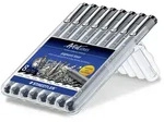 Staedtler pigment liner 308 Fineliner Schwarz 8 St&uuml;ck(e)