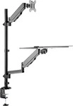 Neomounts DS90-325BL1, Neomounts DS90-325BL1 Sitz-Steh-Arbeitsplatz Tischmontage