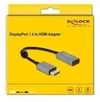 DeLOCK Aktiver DisplayPort 1.4 zu HDMI Adapter 4K 60 Hz (HDR)