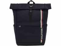 Tommy Hilfiger Laptop Rucksack TH Monotype Rolltop 16 " " space blue...