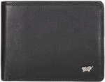 Braun B&uuml;ffel Querb&ouml;rse Herren Golf 2.0 Geldb&ouml;rse 12CS schwarz 90374-051-010