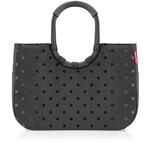 reisenthel Einkaufstasche loopshopper L 25l frame glossy dots black OR7076